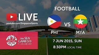 Football Philippines vs Myanmar (Jalan Besar stadium) | 28th SEA Games Singapore 2015