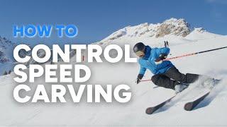 HOW TO CONTROL YOUR SPEED WHILST CARVING | Expert tips from top ski instructor Aaron