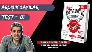 Ardışık Sayılar TEST 01 | ORİJİNAL TYT SORU BANKASI | #yks2024