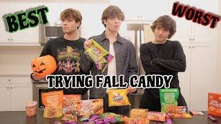 Trying limited edition fall snacks and candies!!!