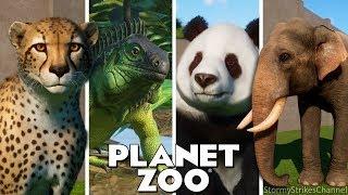 Every Single Animal in Planet Zoo When it First Released || ALL 70+ ANIMALS!