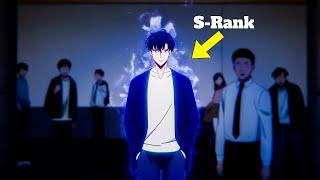 E-Rank Loser Accidentally Became Overpowered by Levelling Up Daily | anime recap