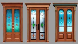 Modern wooden door design photo gallery I Modern wooden door design picture