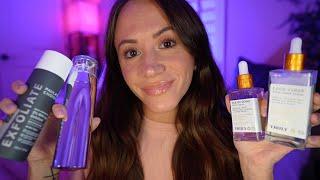 ASMR / Gentle Skincare For Relaxation & Sleep  (close personal attention)