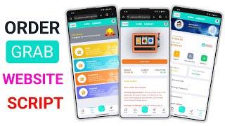 Order Grabbing Website Script With Complete Admin Panel || Order Grab Source Court