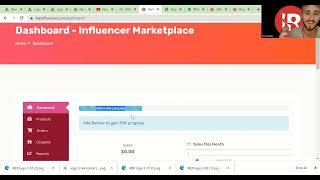 Influencer Marketplace Demo & How To Earn Money selling services