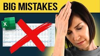 7 Common Excel Mistakes You HAVE to Fix Today!