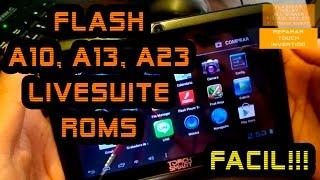 Flashing AllWinner tablet a10, a13, a23, etc. with LiveSuite Use smart touch