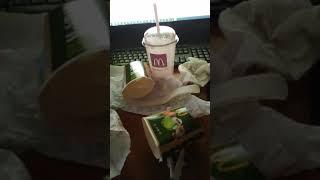 Incel coping with junk mcdonalds food