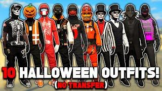 How To Get 10 GTA 5 Halloween Modded Outfits No Transfer Glitch!