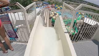 Water World Denver Pikes Peak Waterslide POV, Colorado Waterpark