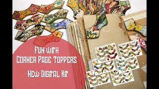 Fun With Corner Page Toppers  - Tutorial