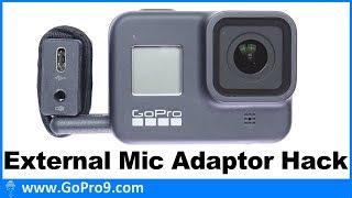 External Mic Adapter Hack For GoPro Hero8