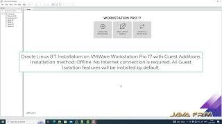 Oracle Linux 8.7 Installation on VMWare Workstation Pro 17 with Guest Additions