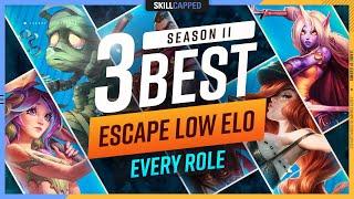 3 BEST Champions to ESCAPE LOW ELO for END of SEASON 11!
