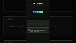 Text gradient in CSS️