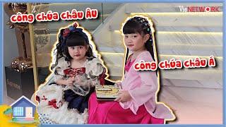 Hậu trường tiểu phẩm của Thu Dĩm Dương Lâm bắt Bảo Nhi - Bảo Ngọc cosplay công chúa