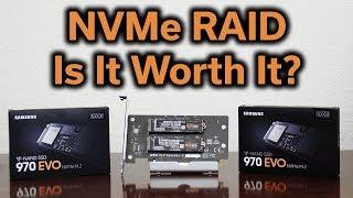 Should you RAID NVMe SSDs? - 2x Samsung 970 EVO