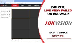 [SOLVED] Hikvision No Live View In Browser