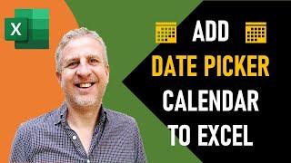 Install In-Cell Date Picker Calendar in Excel - Calendar Drop-down in Column - Excel 365, 2016, 2013