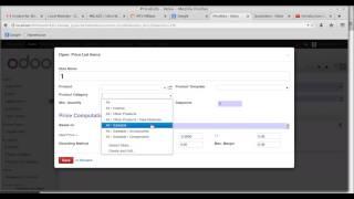 Customer PriceList in Odoo / OpenERP