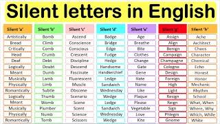 Silent Letters in English | Improve your spelling & pronunciation