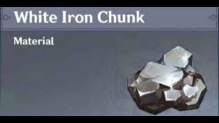 White Iron Chunk Location - Genshin Impact