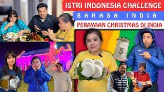 Istri Indonesia Challenge Bahasa India‼️Melihat Perayaan Christmas Di India‼️Tinggal Di India