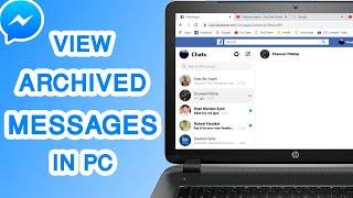 How To Archive/Unarchive Messages in Facebook Messenger in PC (2021)