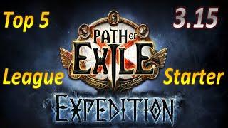 Top 5 League Starter builds for 3.15 (Beginner Friendly) - Path of Exile Expedition