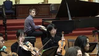 William Berry playing Rachmaninoff concerto 2 with NZSM Orchestra