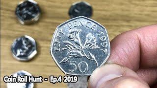 GUERNSEY FLORAL FIND! || £100 50p COIN ROLL HUNT || Ep.4 - 2019