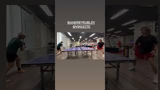 Andrey Rublev playing Table Tennis  