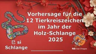 Chinesisches Horoskop 2025: Tierkreiszeichen Schlange