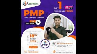 PMP Online Training | February 2024 Batch | Day 1 Training - Open For All | ShriLearning