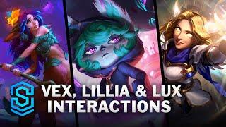 Vex, Lillia and Lux Illuminated Special Interactions | Legends of Runeterra
