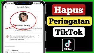 Cara Memperbaiki Masalah Peringatan Akun di Tiktok || Cara Menghapus Peringatan Tiktok (2022)