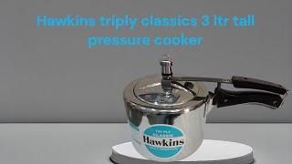 Hawkins TRIPLY stainless steel 3ltr tall pressure cooker