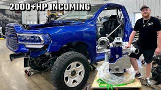 Taking Delivery of My 2000+ HP 6.7 CUMMINS ENGINE!!!! Racetruck Update!