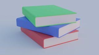 Modeling a book in Blender