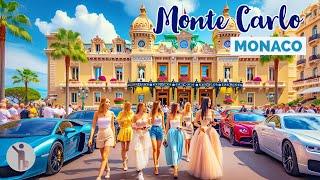 Monte Carlo, Monaco   - The Playground of the Rich and Famous - 4K 60fps HDR Walking Tour