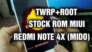 Install TWRP + Root Redmi Note 4X (Mido)