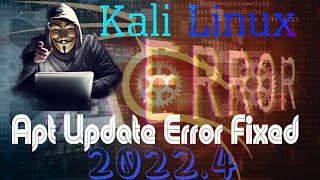 KALI LINUX 2022.4 | kali.org error fix | Temporary failure resolving http.kali.org | new version |