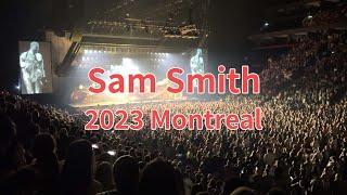 Sam Smith was moved to tears at the 2023 Montreal Tour Concert