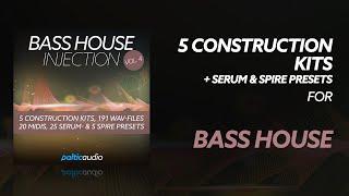 Bass House Injection Vol 4 (5 Kits, 191 WAVs, 20 MIDIs, Serum & Spire Presets) - Sample Pack