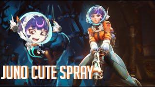 Overwatch 2 - Juno Cute Spray Achievement (In-Game Clip)