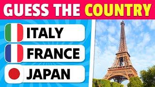 Guess the COUNTRY by its MONUMENT  | 40 Famous Landmarks