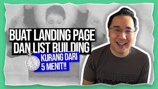 Buat Landing Page dan List Building dengan Cepat! - Cara Mengembangkan Bisnis Online