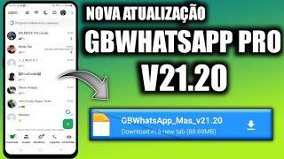  SAIU NOVA ATUALIZAÇÃO GBWHATSAPP PRO V21.20 NOVEMBRO 2024