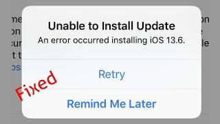 How to Fix Unable to Install Update An Error Occurred Installing on iPhone & iPad in iOS 15/14.8